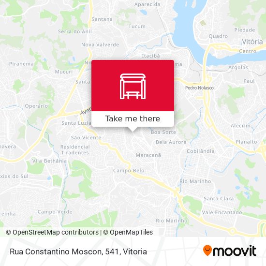Rua Constantino Moscon, 541 map