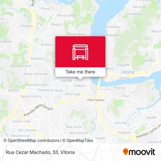 Rua Cezar Machado, 53 map