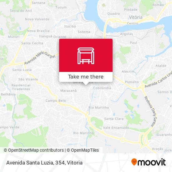 Avenida Santa Luzia, 354 map