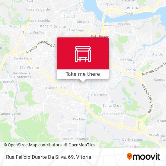 Rua Felício Duarte Da Silva, 69 map