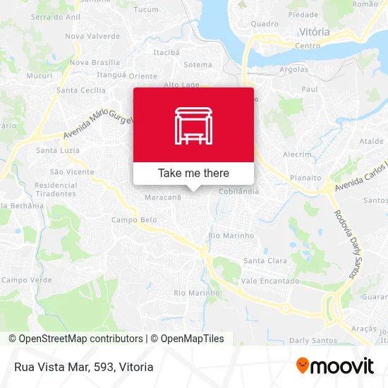 Rua Vista Mar, 593 map