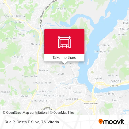 Rua P. Costa E Silva, 76 map