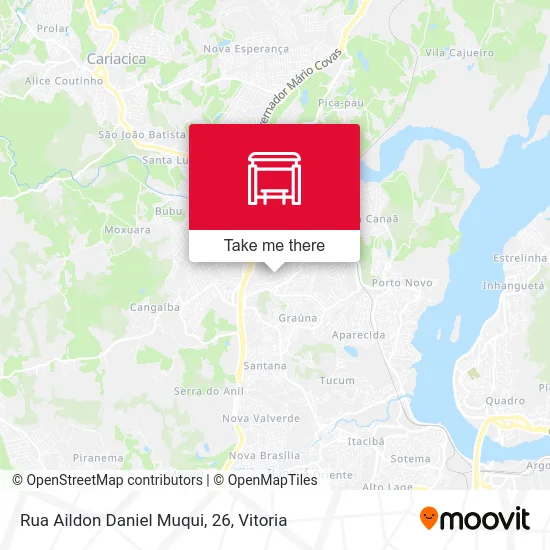 Rua Aildon Daniel Muqui, 26 map