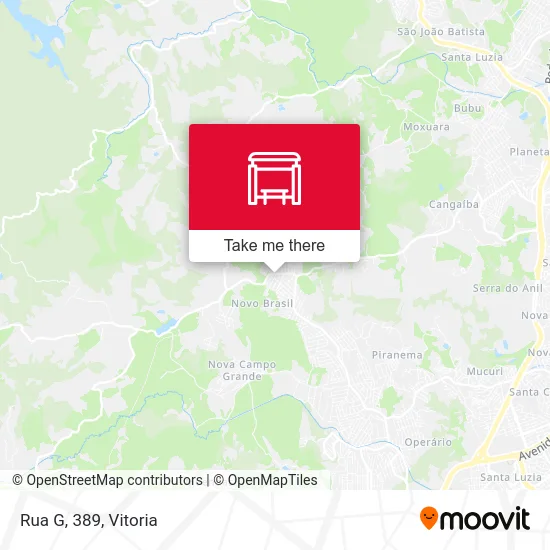 Rua G, 389 map