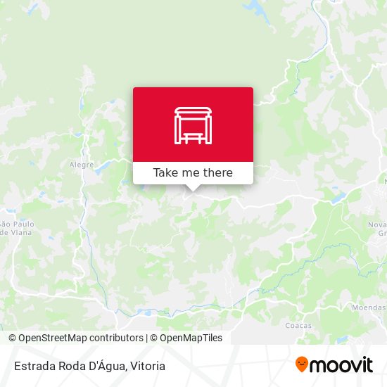 Estrada Roda D'Água map
