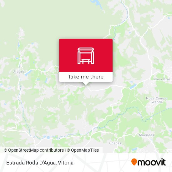 Estrada Roda D'Água map