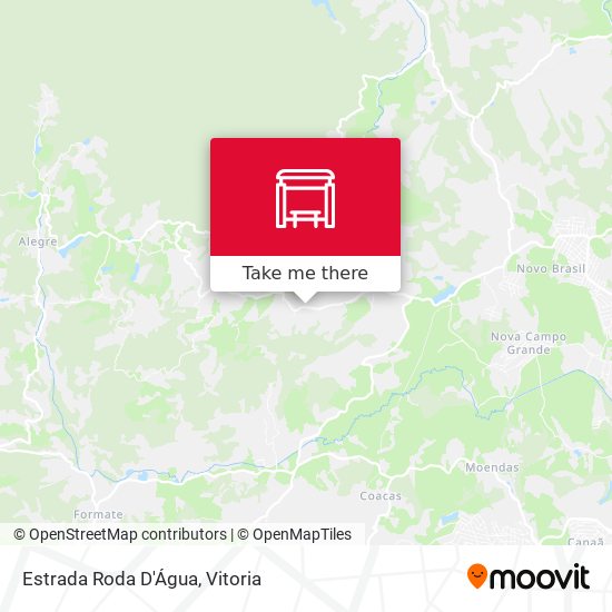Estrada Roda D'Água map