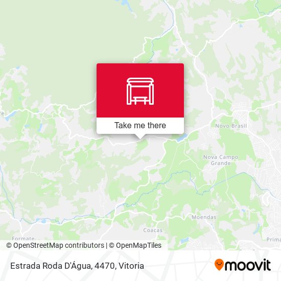 Estrada Roda D'Água, 4470 map