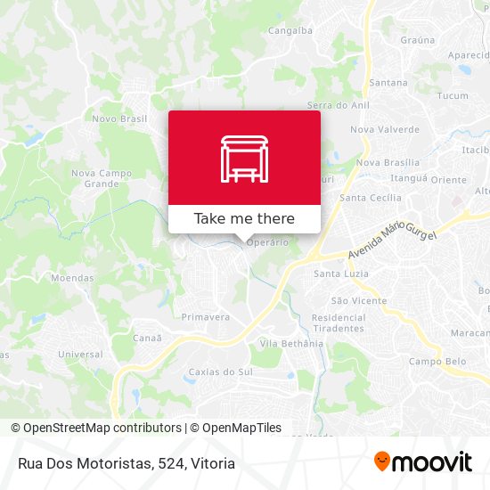 Rua Dos Motoristas, 524 map