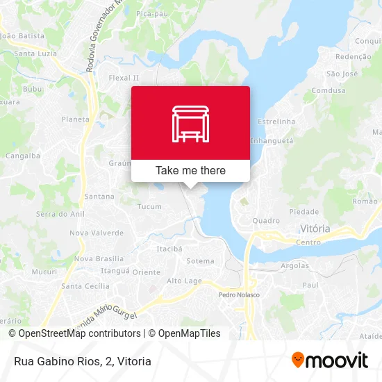 Rua Gabino Rios, 2 map