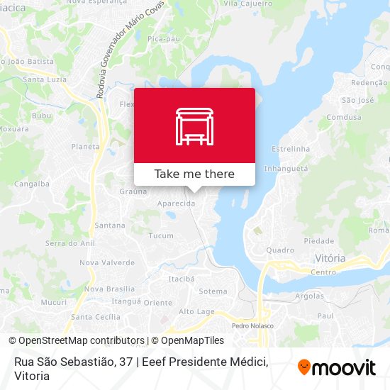 Rua São Sebastião, 37 | Eeef Presidente Médici map