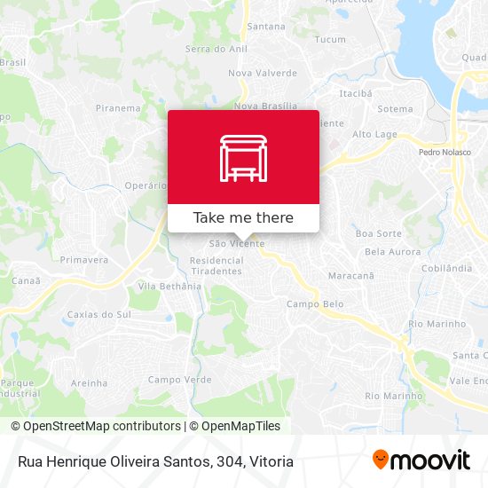 Rua Henrique Oliveira Santos, 304 map