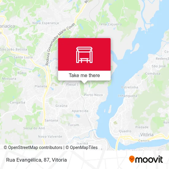 Rua Evangélica, 87 map