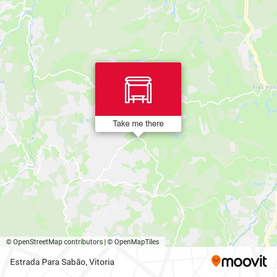 Estrada Para Sabão map