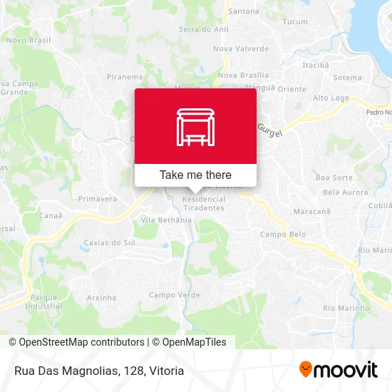 Rua Das Magnolias, 128 map