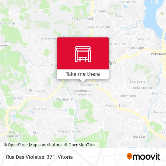 Rua Das Violetas, 371 map