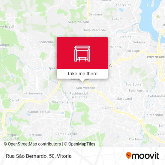 Rua São Bernardo, 50 map