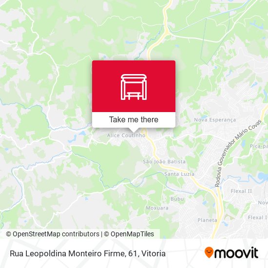 Rua Leopoldina Monteiro Firme, 61 map