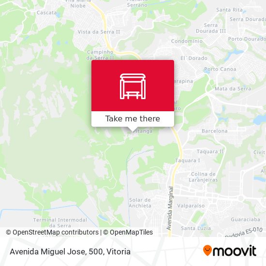 Avenida Miguel Jose, 500 map