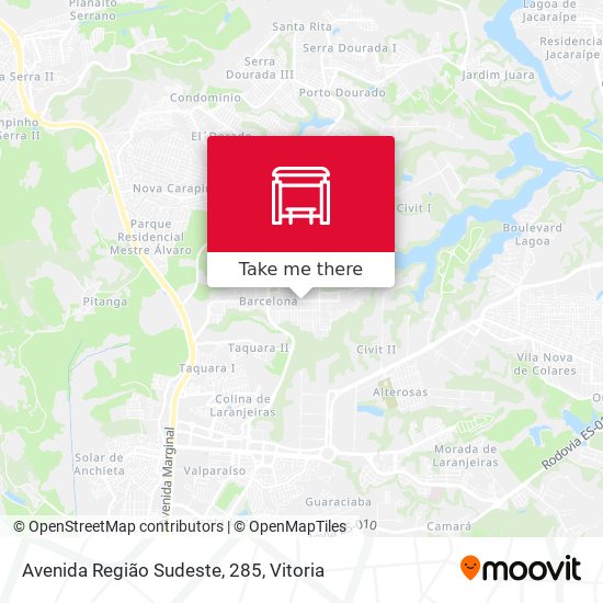 Avenida Região Sudeste, 285 map