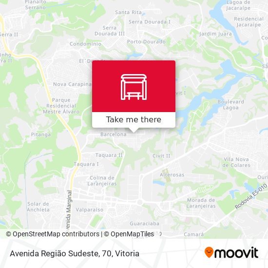 Avenida Região Sudeste, 70 map