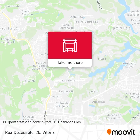 Rua Dezessete, 26 map