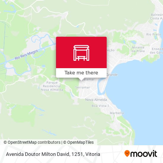Avenida Doutor Milton David, 1251 map