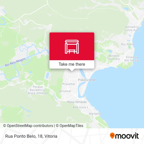 Rua Ponto Belo, 18 map