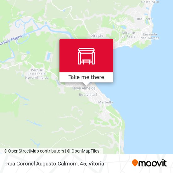 Mapa Rua Coronel Augusto Calmom, 45