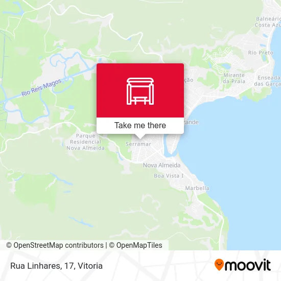 Rua Linhares, 17 map