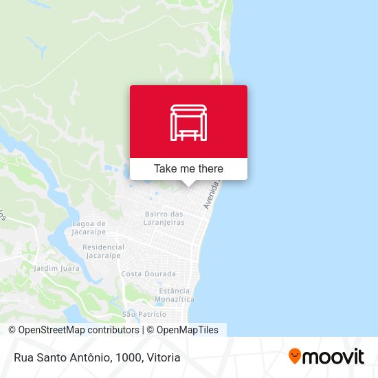 Rua Santo Antônio, 1000 map