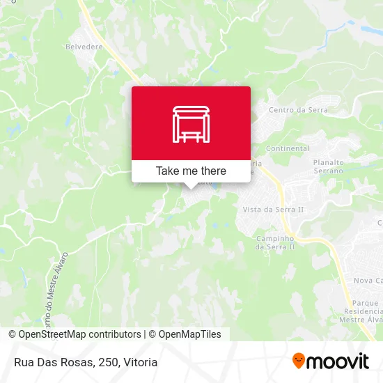 Rua Das Rosas, 250 map