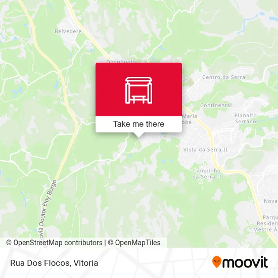 Rua Dos Flocos map