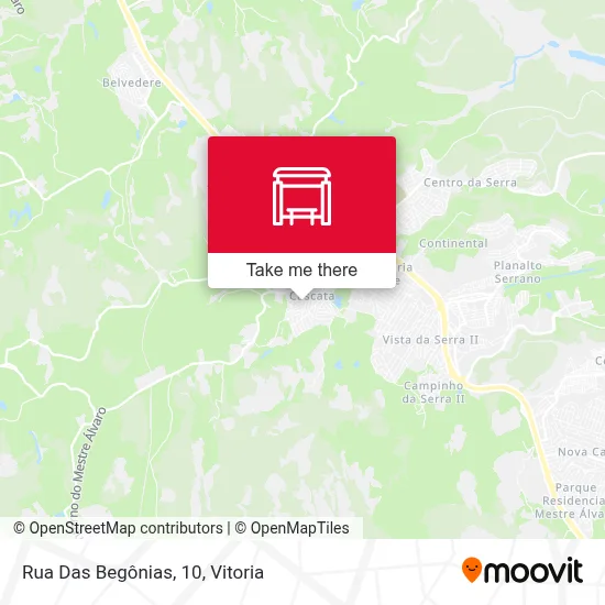 Rua Das Begônias, 10 map