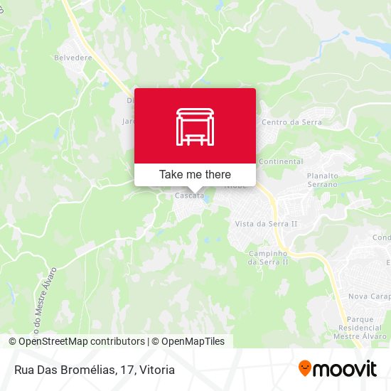 Rua Das Bromélias, 17 map