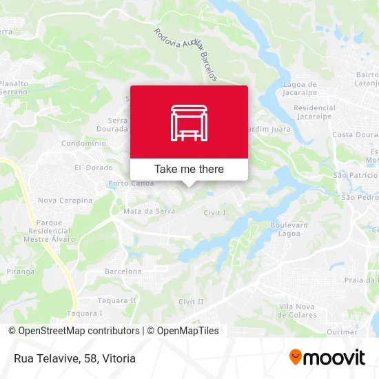 Rua Telavive, 58 map