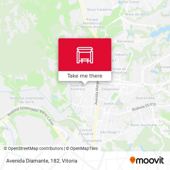 Avenida Diamante, 182 map