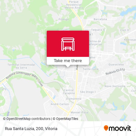 Rua Santa Luzia, 200 map