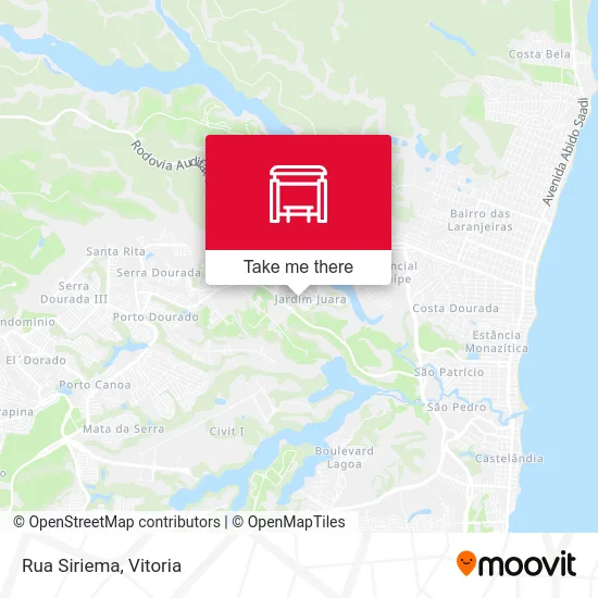 Rua Siriema map