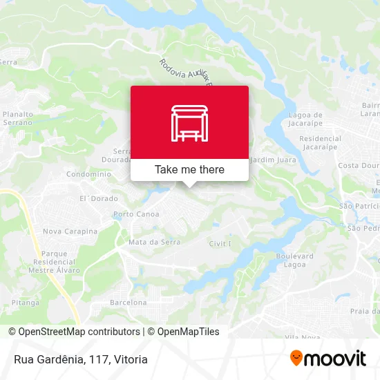 Rua Gardênia, 117 map