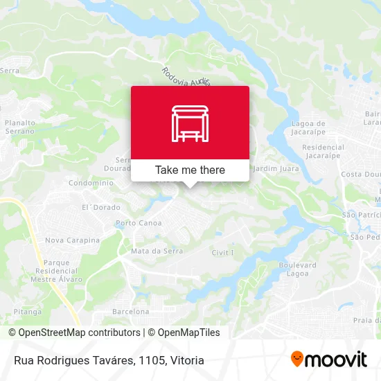 Rua Rodrigues Taváres, 1105 map