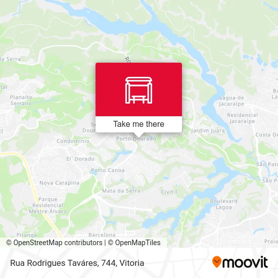 Rua Rodrigues Taváres, 744 map