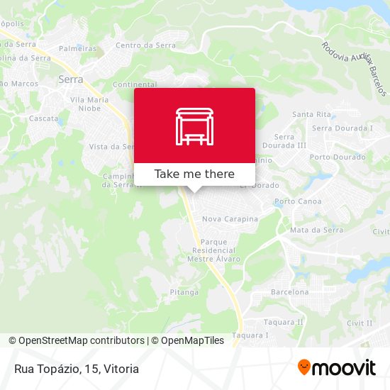 Rua Topázio, 15 map