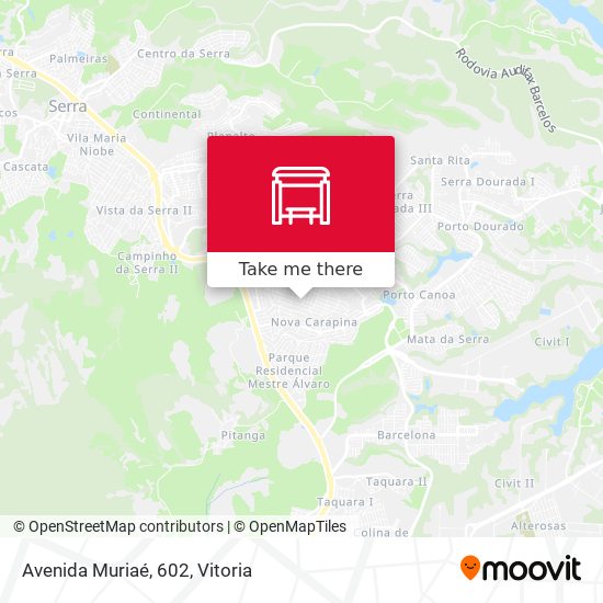 Avenida Muriaé, 602 map