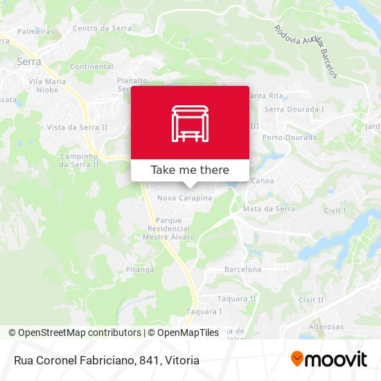 Rua Coronel Fabriciano, 841 map