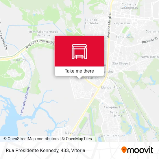 Rua Presidente Kennedy, 433 map