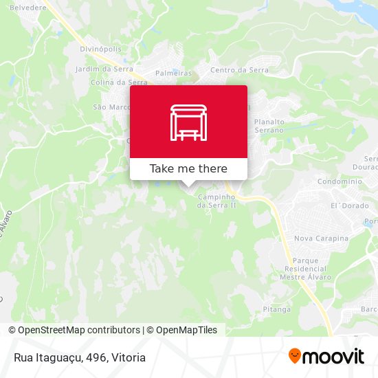 Rua Itaguaçu, 496 map