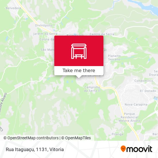 Rua Itaguaçu, 1131 map