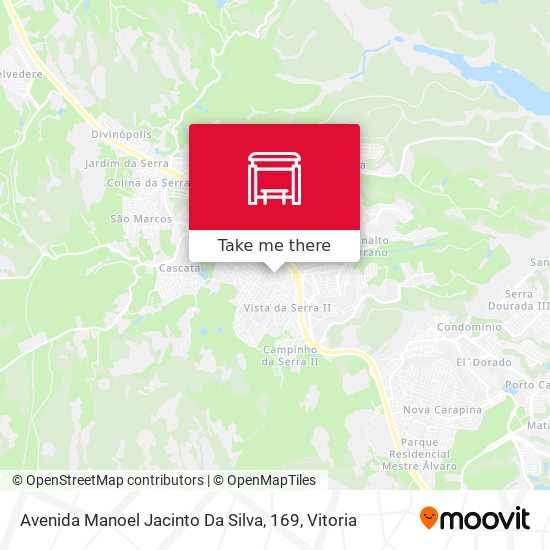 Avenida Manoel Jacinto Da Silva, 169 map