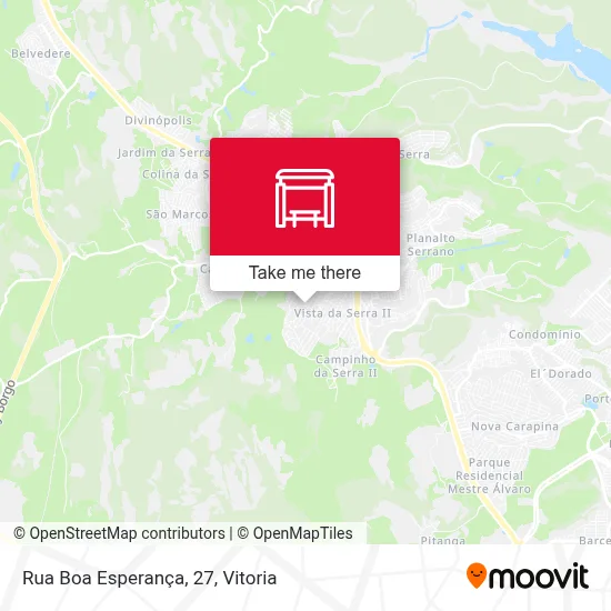 Rua Boa Esperança, 27 map
